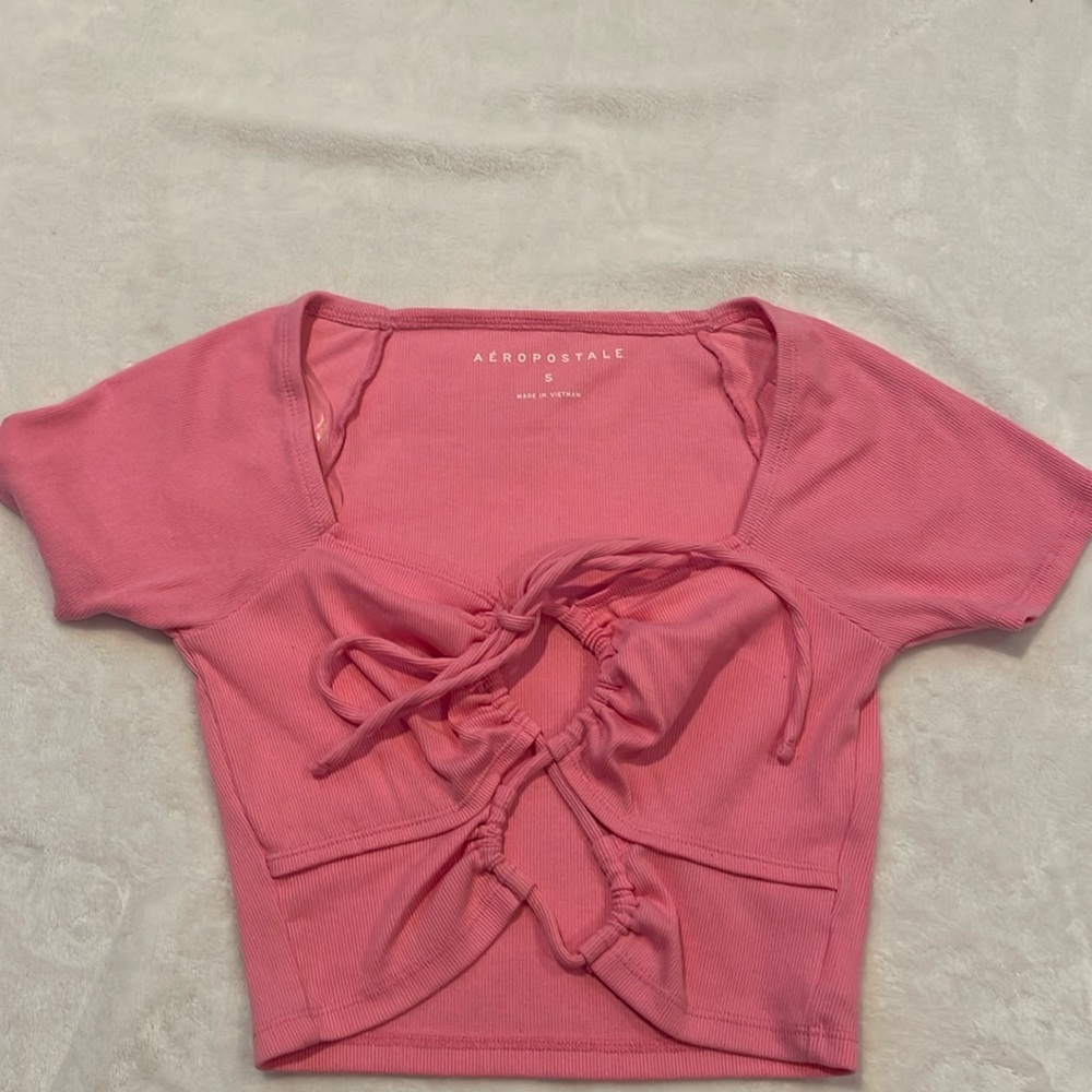 Pink crop top, Aeropostale